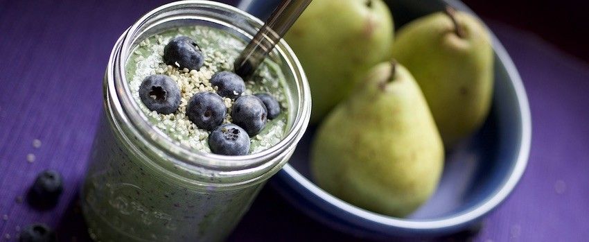 Hrušková přesnídávka s chia semínky